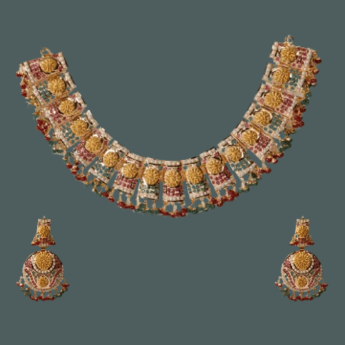 Jadau Set Jugal Kishore Jewellers (12)