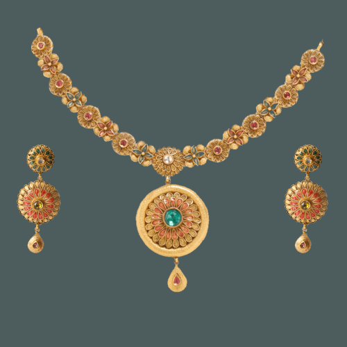 Jadau Set Jugal Kishore Jewellers (7)